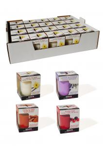 Scented glass candle 75x70 